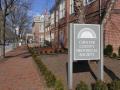 Chester County Historical Society in West Chester, PA. Brick building and sign for The History Center in Pennsylvania. Furnace installation.