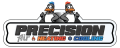 Precision Air Heating and Cooling logo featuring two cartoon penguins, emphasizing reliable HVAC service and local expertise.