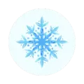 Blue snowflake design. Winter holiday season symbol. Could be used for snow removal services in West Chester, PA, or a related winter seasonal business.
