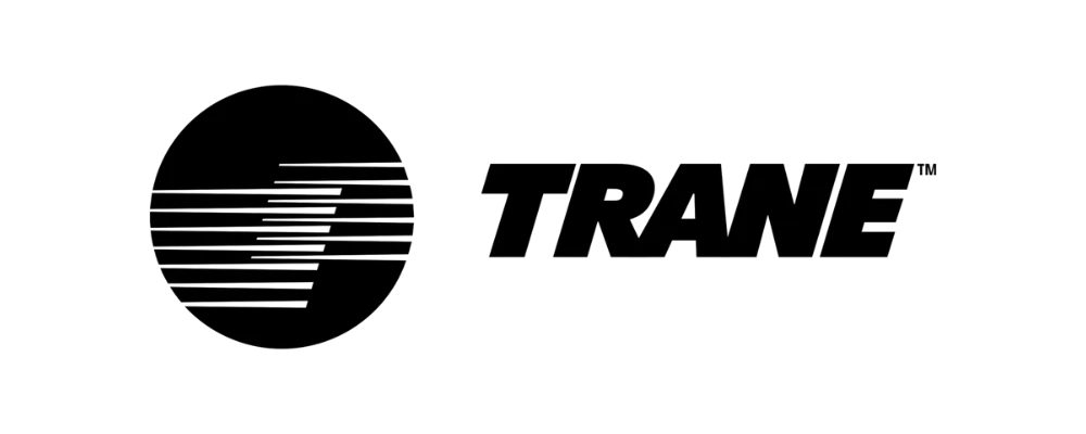 Trane logo. Trane is a brand of air conditioning systems. Home comfort solutions in West Chester, PA. HVAC systems for residential homes.