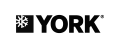 York logo featuring a snowflake design, representing York's heating and cooling solutions for your home page needs in West Chester, PA.