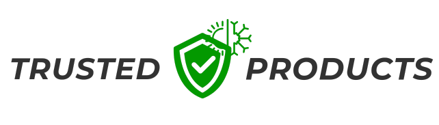 Trusted Products logo featuring a green shield with a checkmark and a leaf, symbolizing quality and eco-friendliness for your home in West Chester, PA.