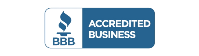 Accredited Business logo. Home services provider, BBB accredited. Symbol of trust and reliability. Quality home service in West Chester, PA.