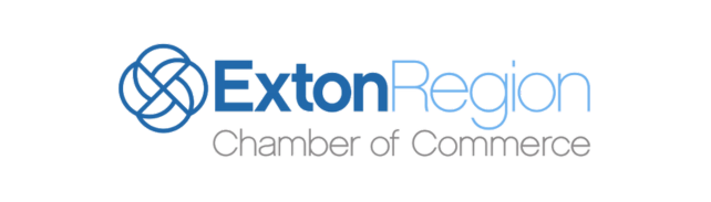 Exton Region Chamber of Commerce logo. Business networking organization in West Chester, PA. Supporting local businesses and community growth.