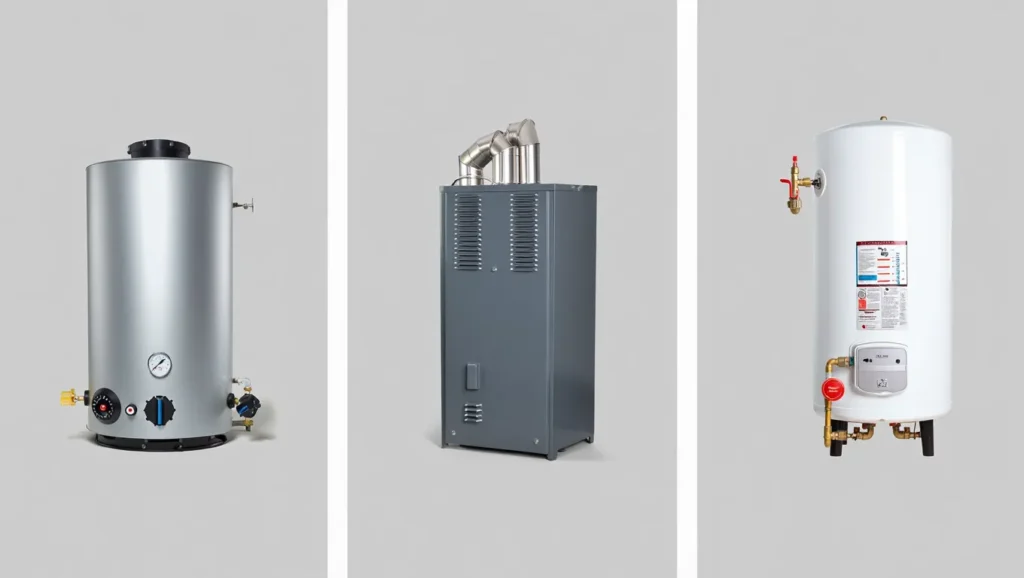Water heater types: gas, electric, and tankless. Compare different models for hot water solutions. Water heater installation in West Chester, PA.