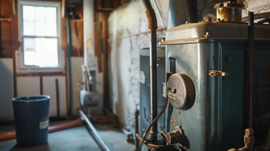 furnace in a home