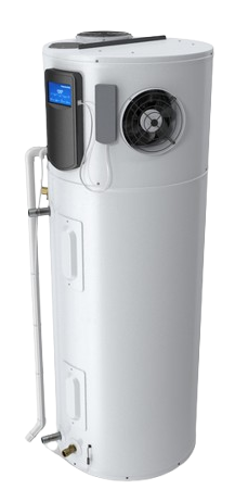 Modern heat pump water heater for efficient home heating. Consider water heater installation or replacement for energy savings in West Chester, PA.