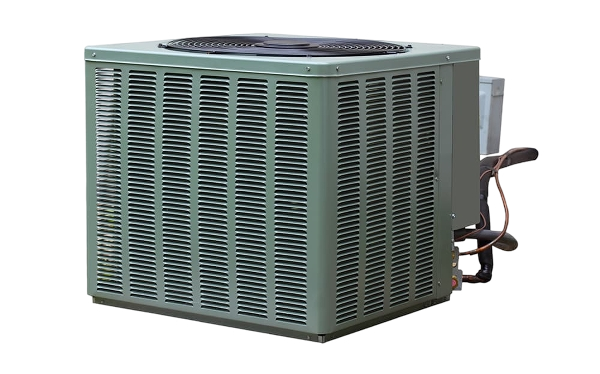 Heat pump installation: A modern heat pump unit with visible vents, showcasing energy-efficient home climate control in West Chester, PA.