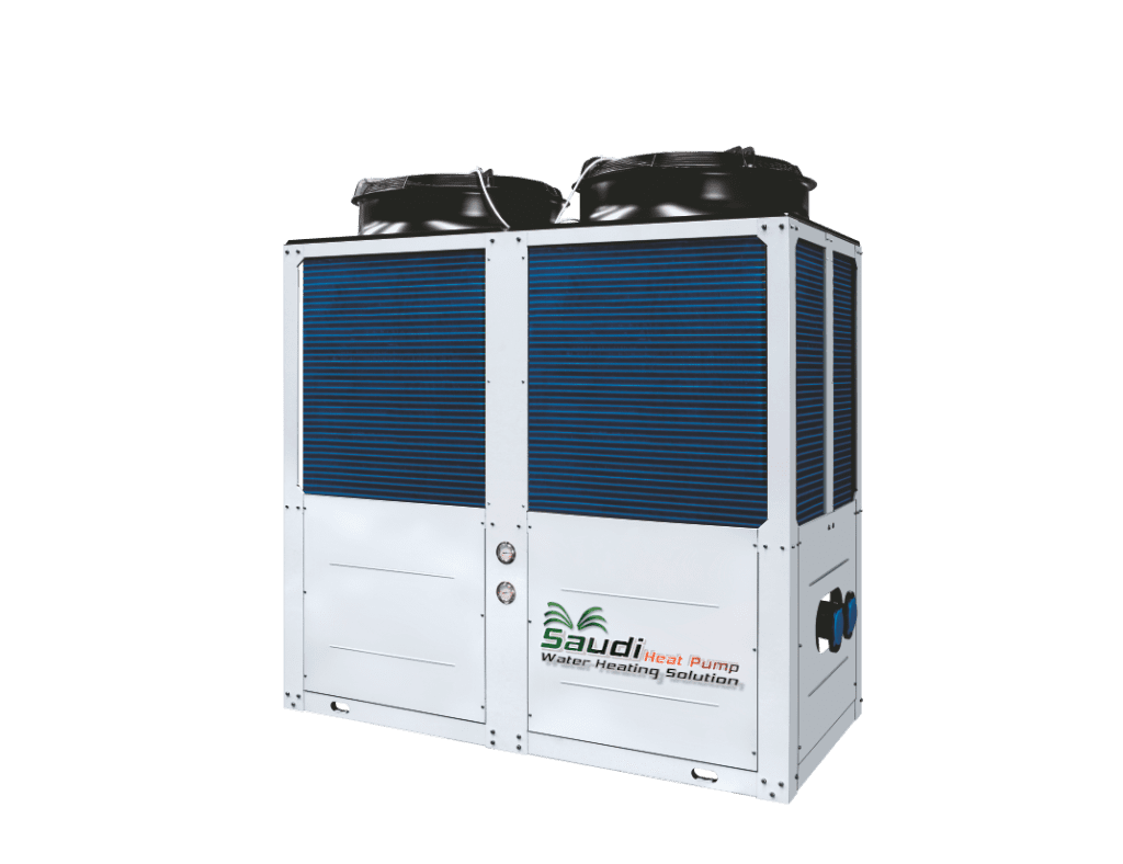 Efficient heat pump installation: A Saudi Heat Pump water heating solution, offering superior climate control and energy efficiency.