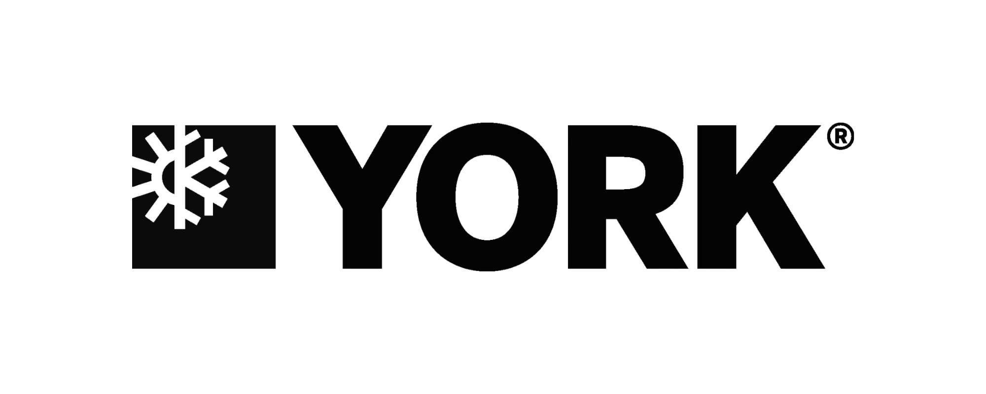 York logo featuring a snowflake design, representing York's heating and cooling solutions for your home page needs in West Chester, PA.