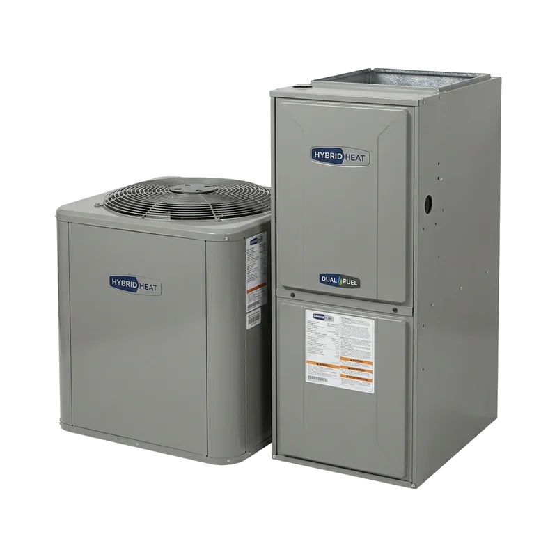 Hybrid dual-fuel air conditioning and heating system | Precision Air