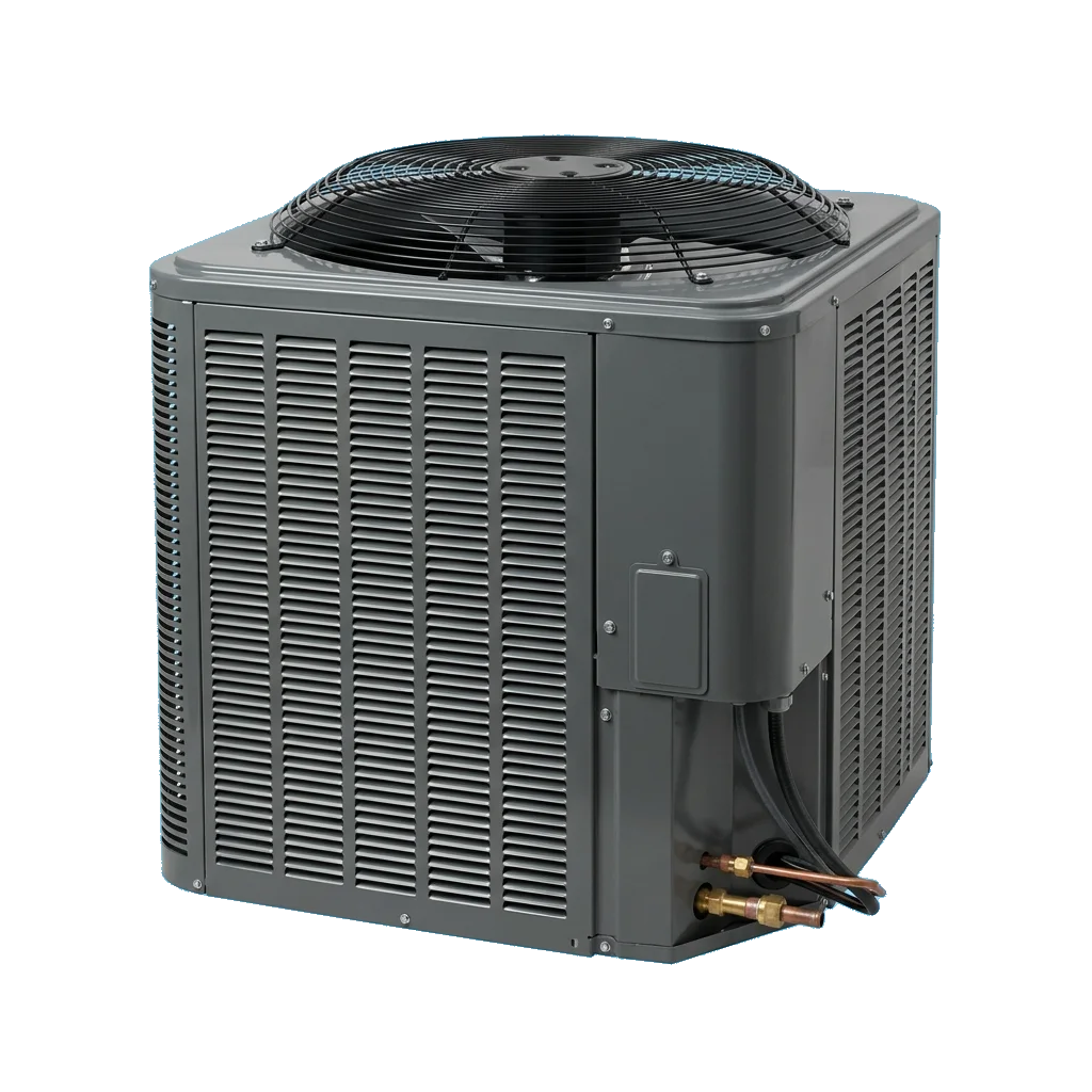 Outdoor heat pump unit for year-round heating | Precision Air