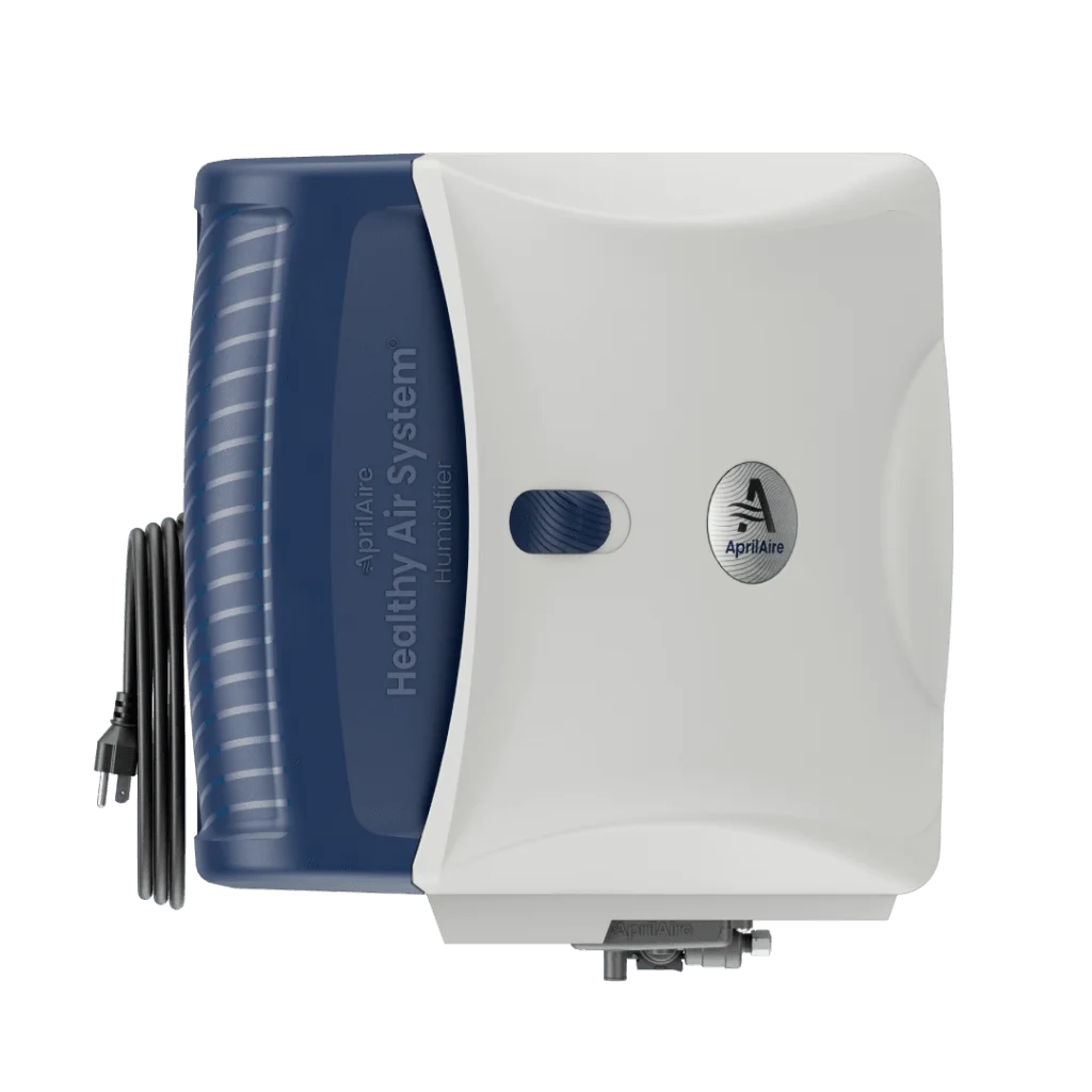 Whole-home bypass humidifier mounted on furnace ductwork | Precision Air