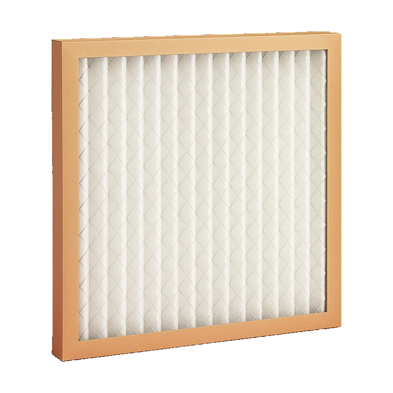 One-inch pleated home air filter with a kraft cardboard frame | Precision Air